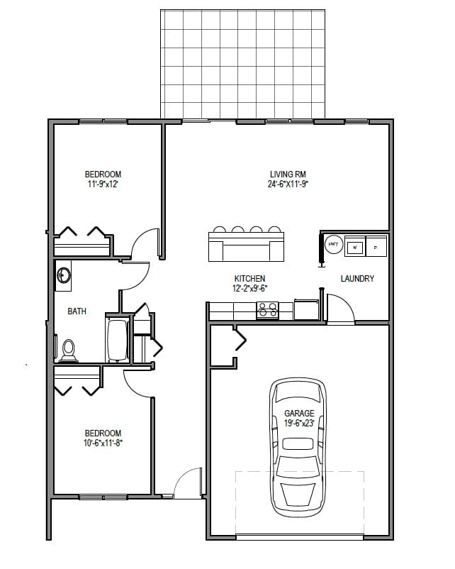 Accessible Unit floor plan