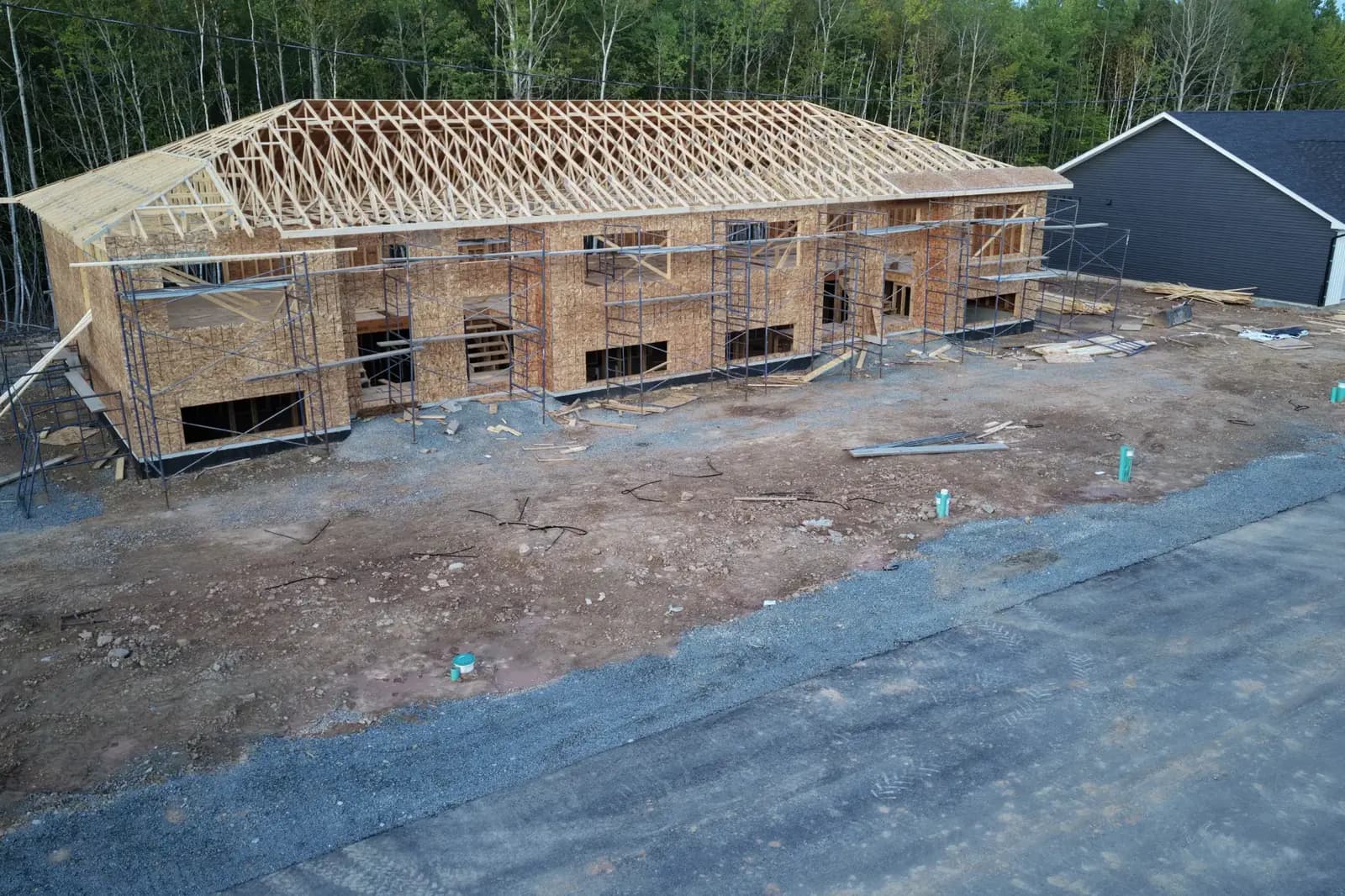 New townhouse construction at The Cove Living